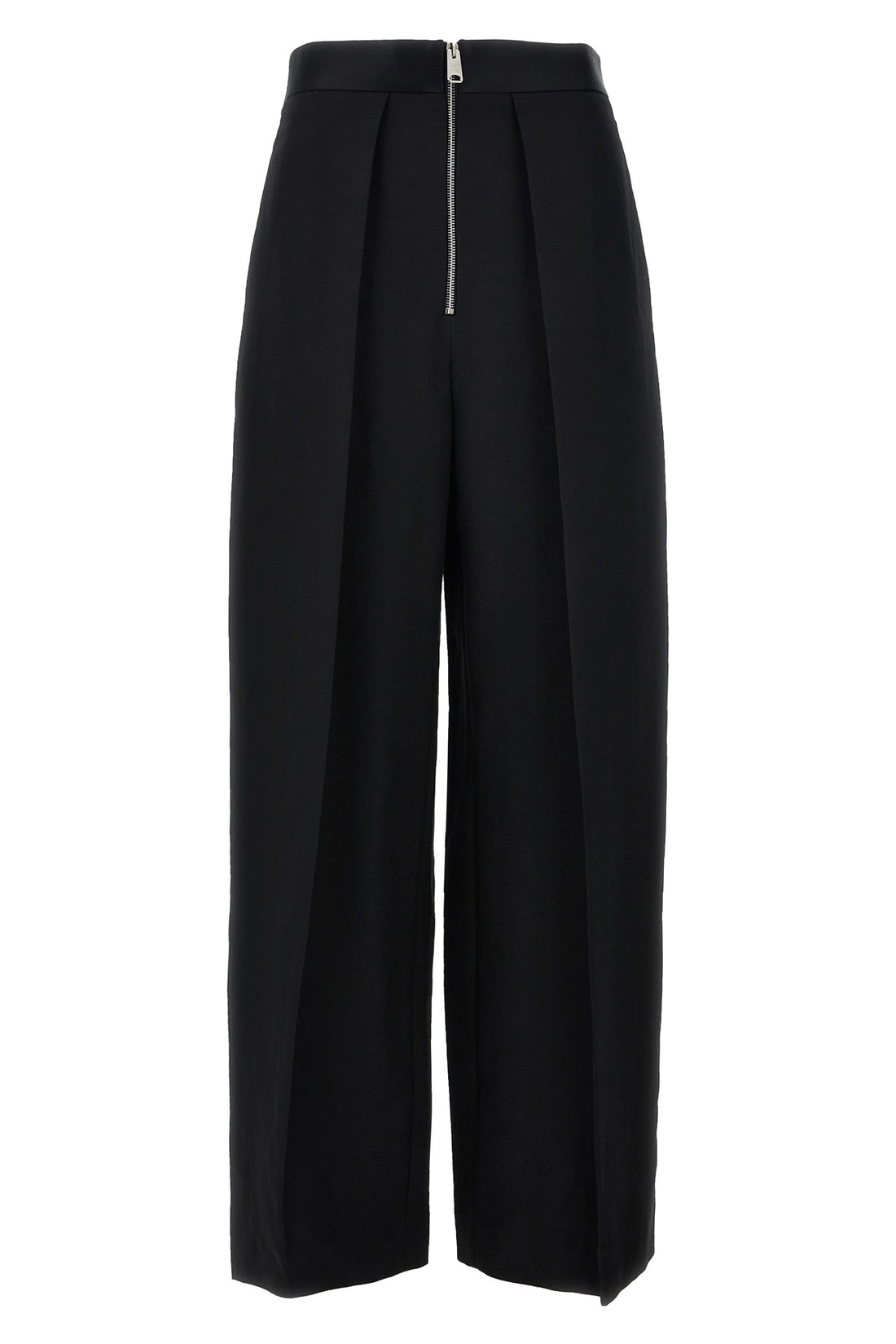KHAITE 4 marine viscose blend trousers