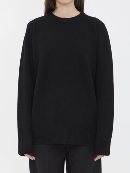 THE ROW M sibem top in wool and cashmere