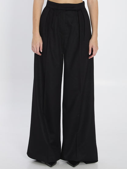 MAX MARA 40 camel flare trousers