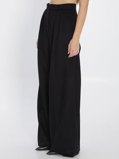 MAX MARA 40 camel flare trousers