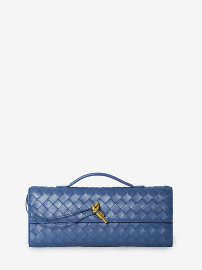 blue venezia andiamo long clutch