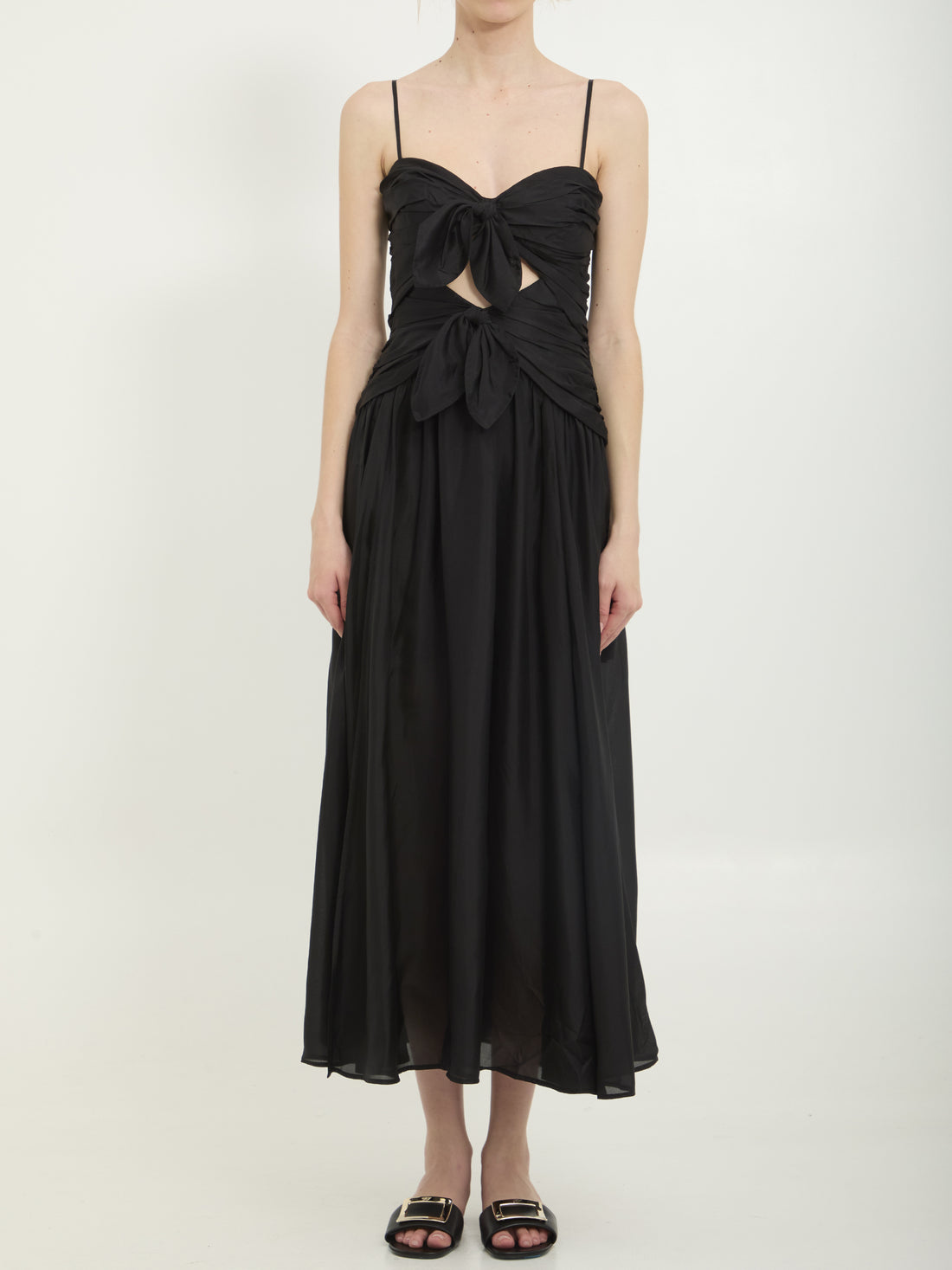 ZIMMERMANN 01 aster scarf midi dress