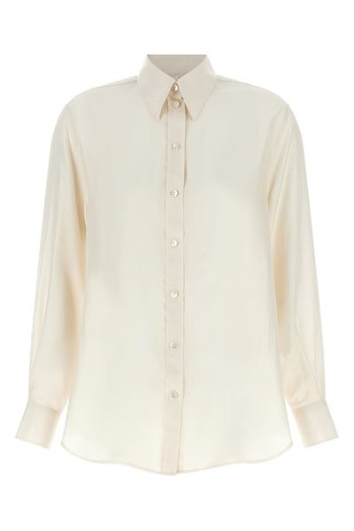 the frankie shirt by xacus represents the essence of contemporary feminine tai