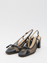 VALENTINO GARAVANI 36 black valet du roi slingback pumps