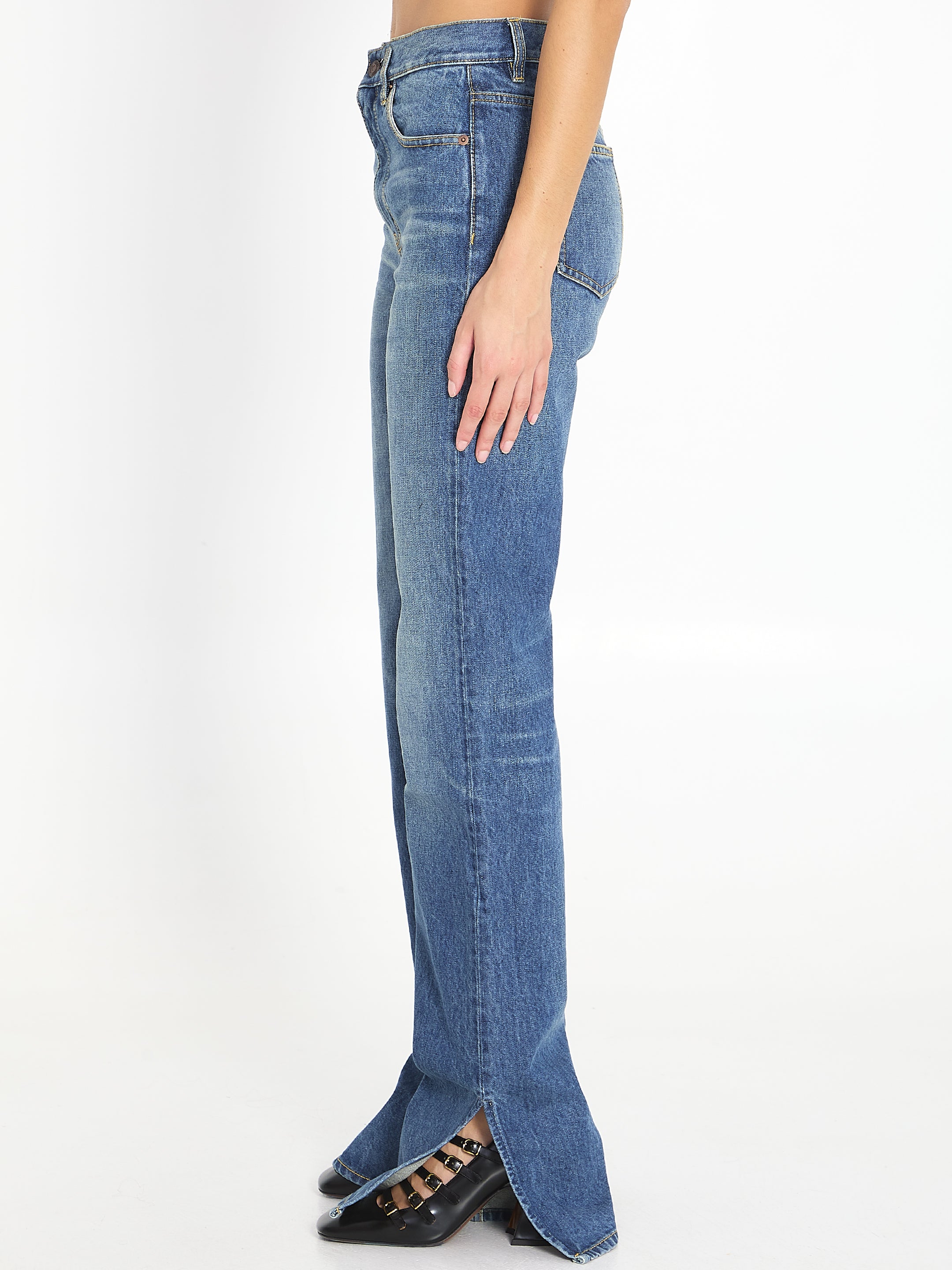 CHLOE 25 straight-leg denim jeans