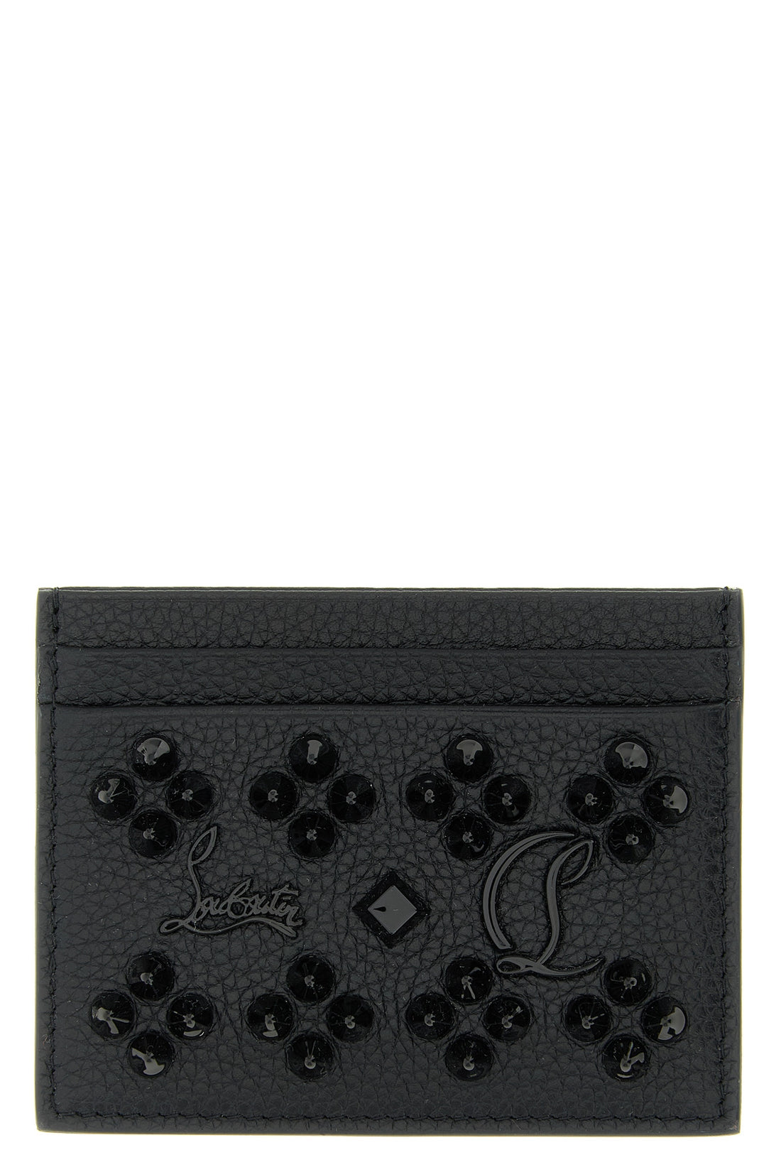 CHRISTIAN LOUBOUTIN OS kios leather card holder