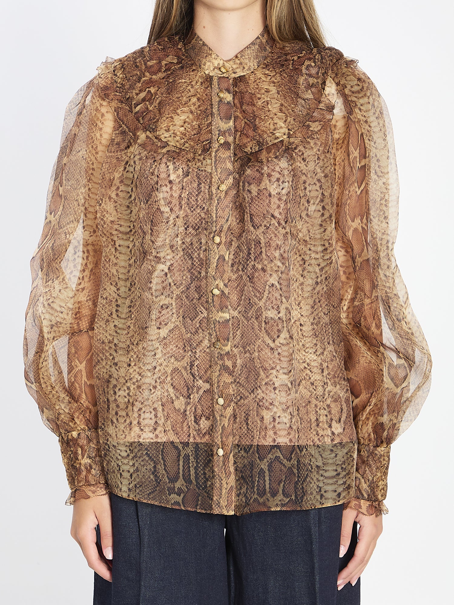 ZIMMERMANN 01 hypnotic smocked blouse