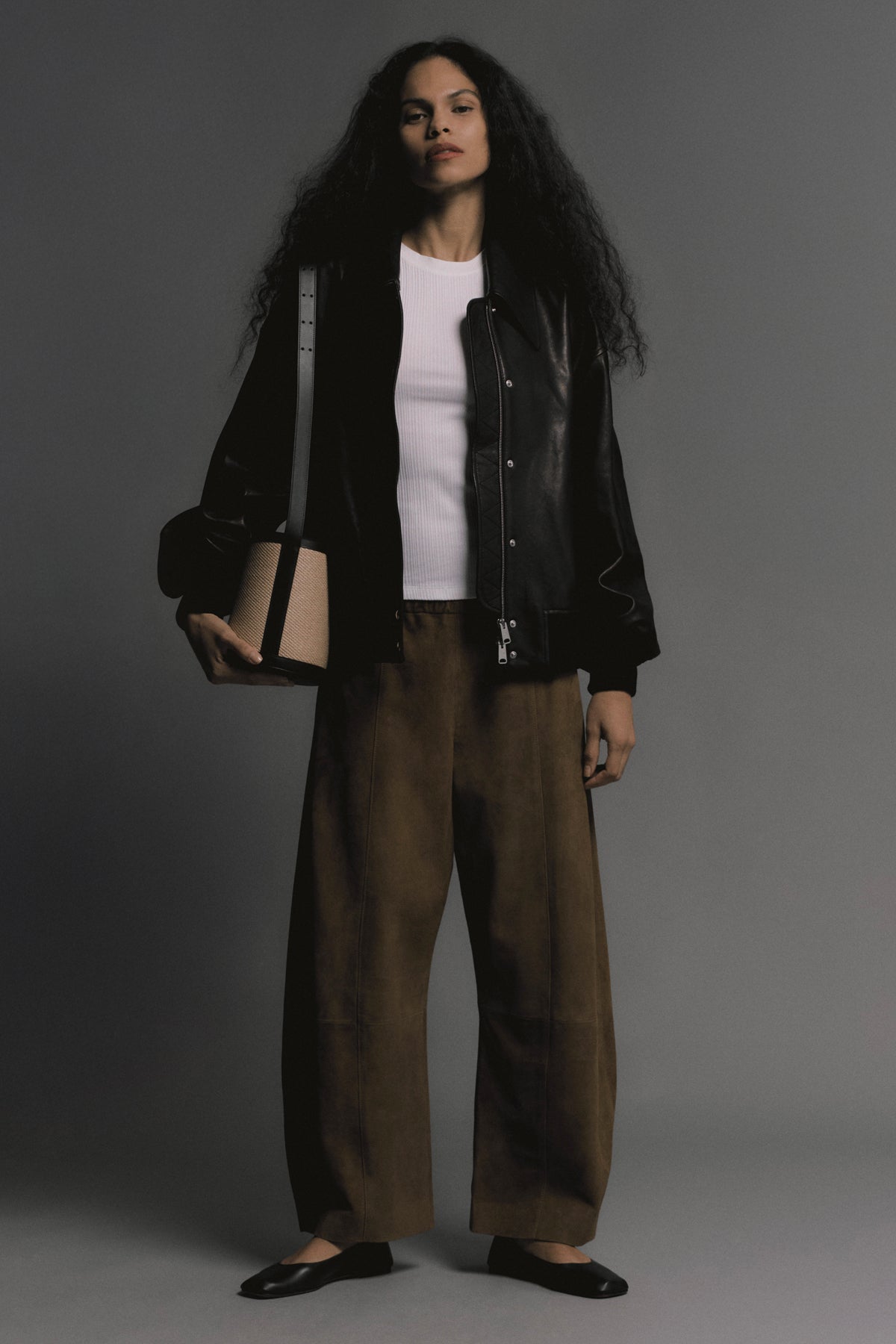 clover suede pants