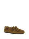 boat suede loafers