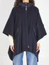 MONCLER OS wool and nylon cape