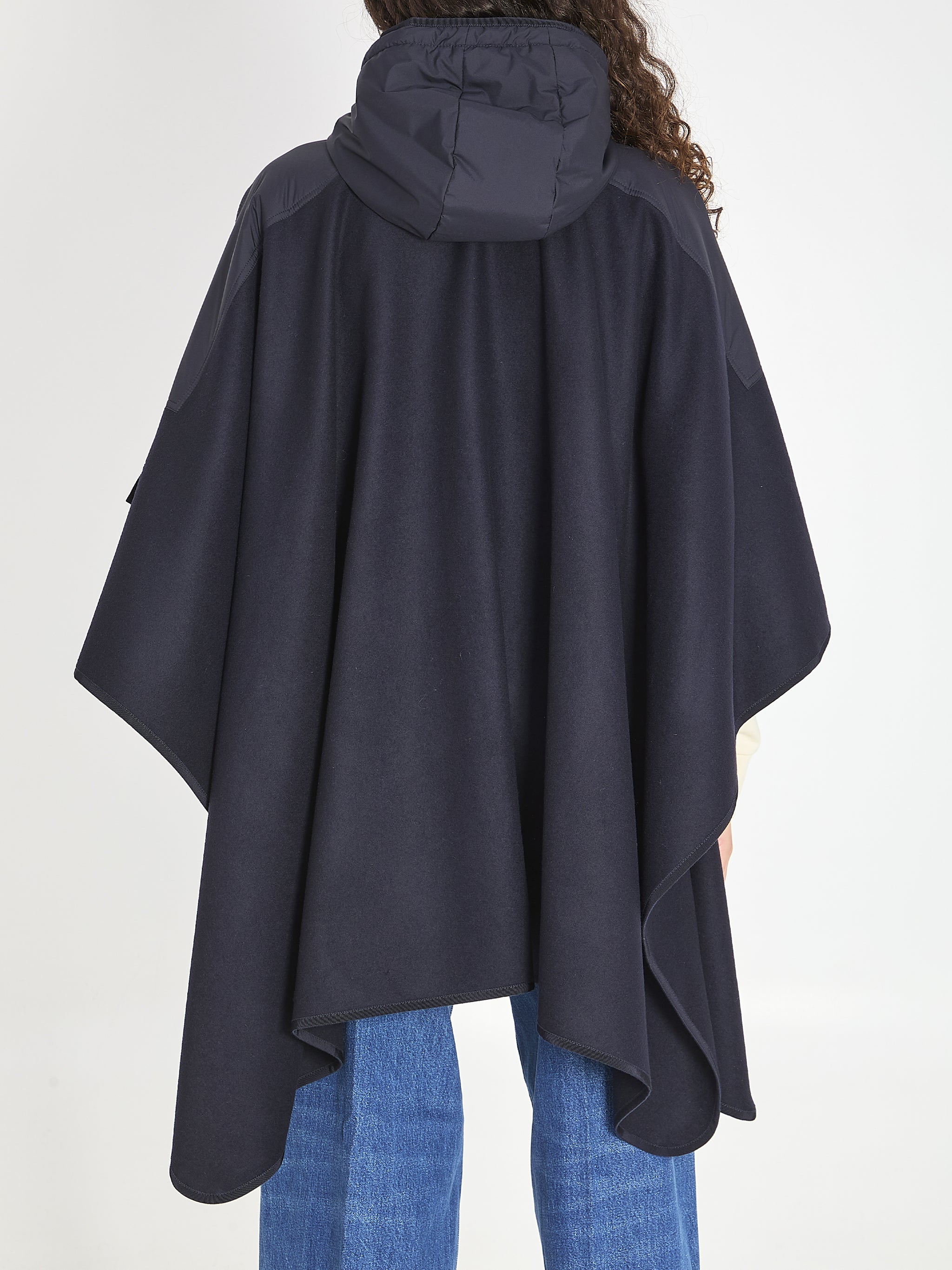 wool and nylon cape