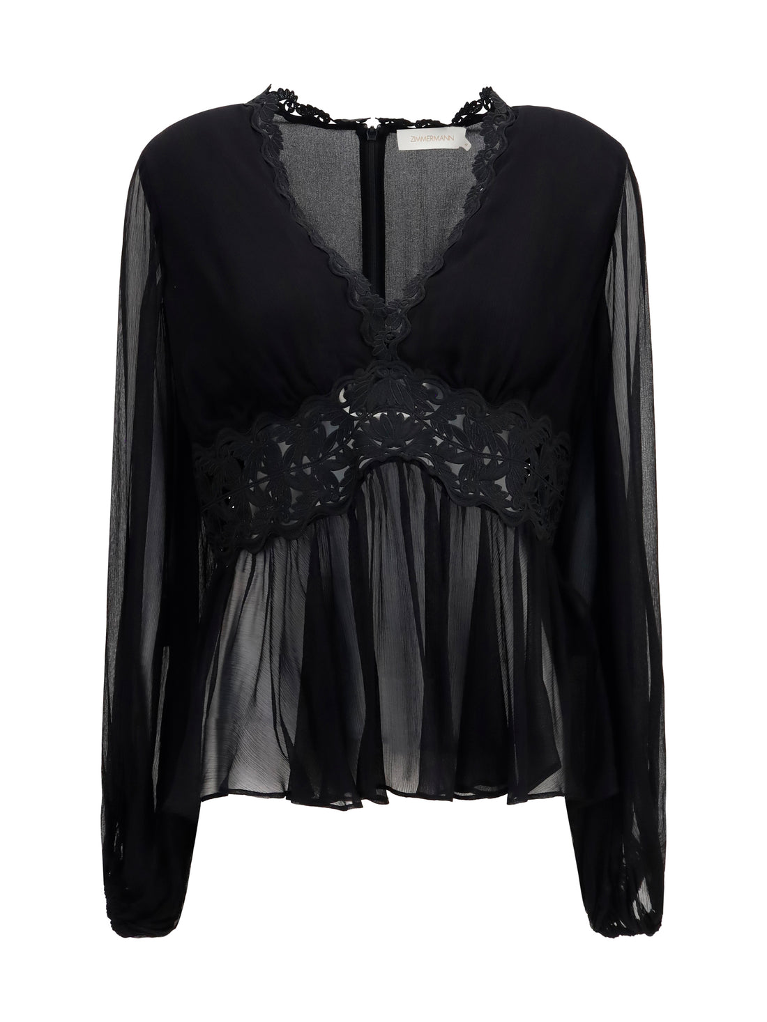 ZIMMERMANN 4 luna peplum blouse