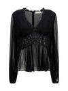 luna peplum blouse
