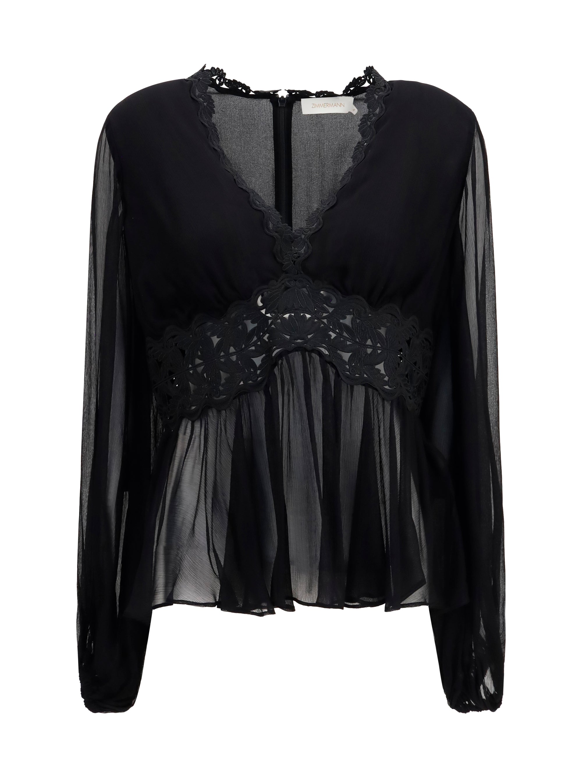luna peplum blouse