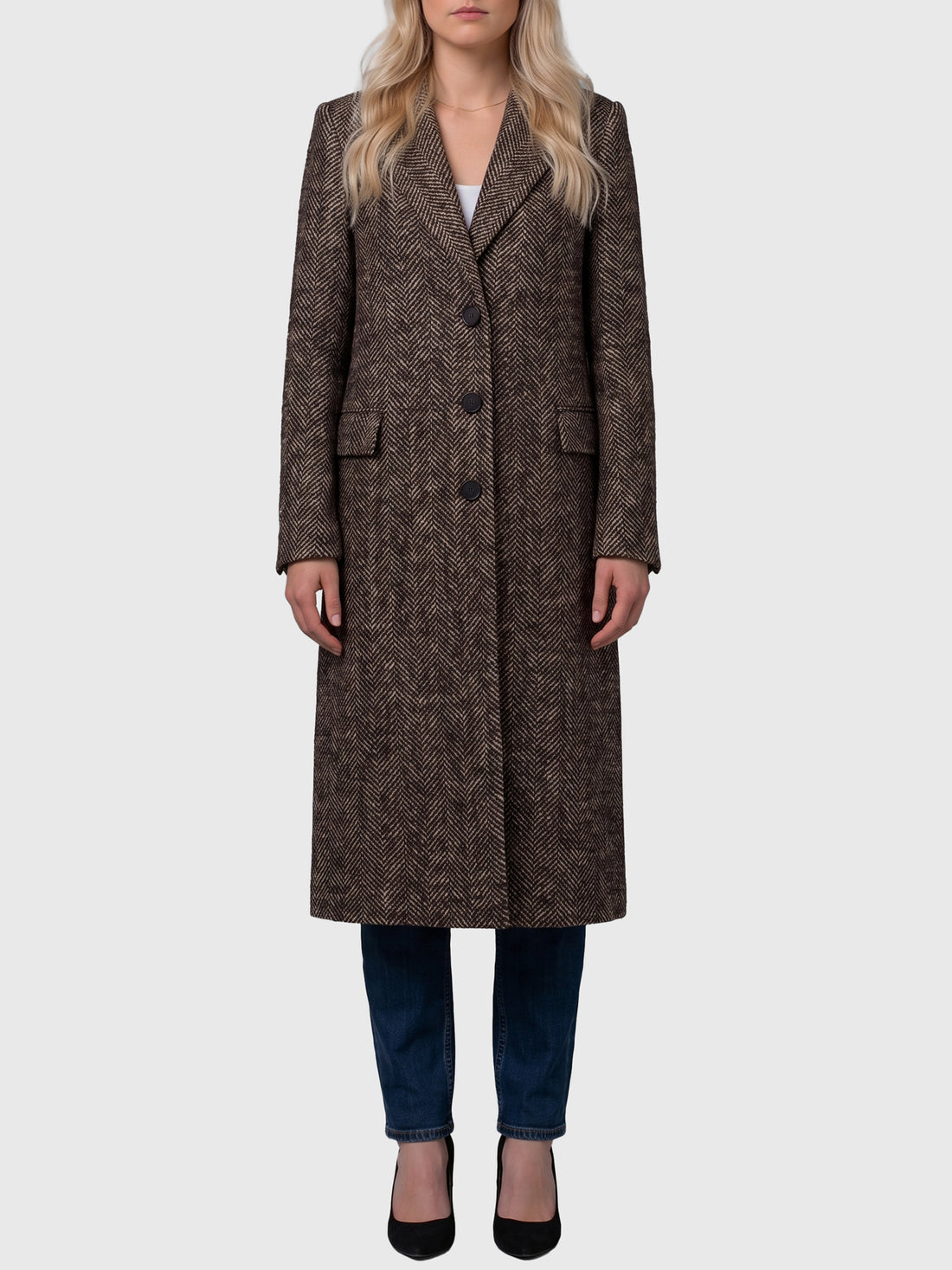 TAGLIATORE 40 amanda single-breasted coat