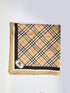 BURBERRY OS check silk scarf
