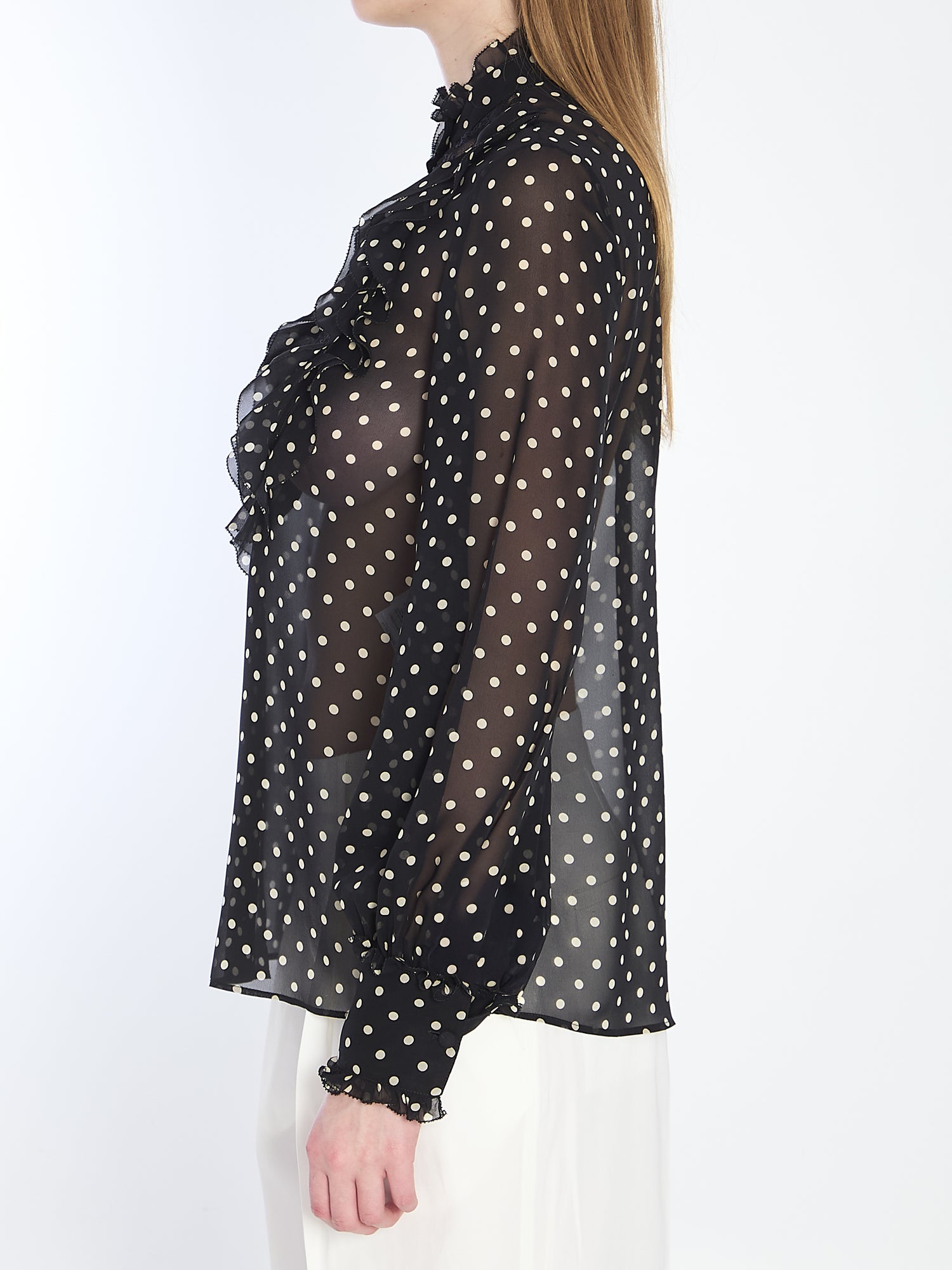 VALENTINO GARAVANI 40 shirt with polka dots