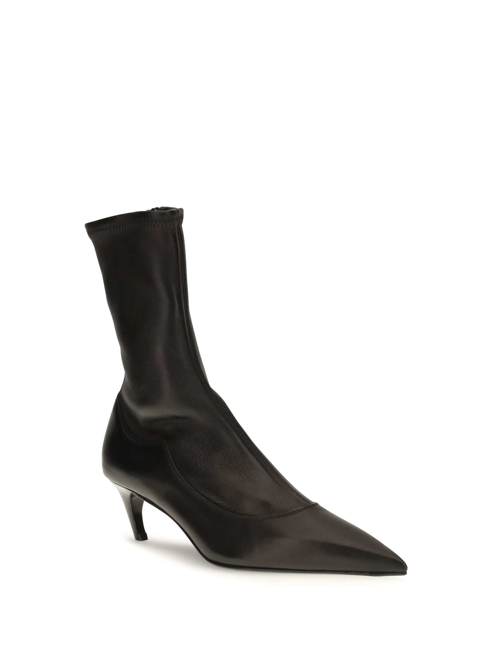 valerie leather ankle boots