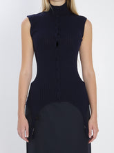 JEAN PAUL GAULTIER M top with lingerie garter 