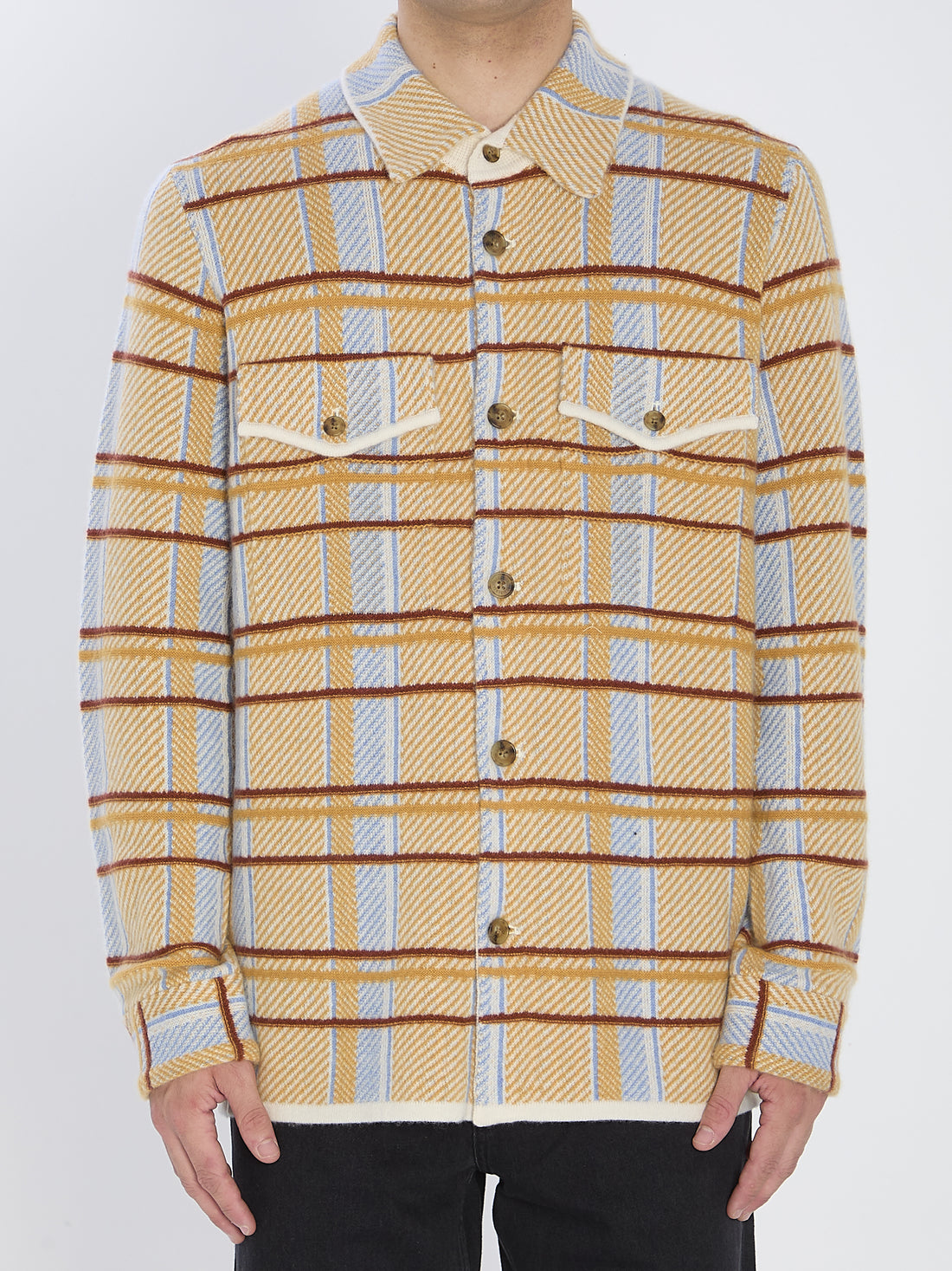 GUEST IN RESIDENCE XS plaid work shirt 