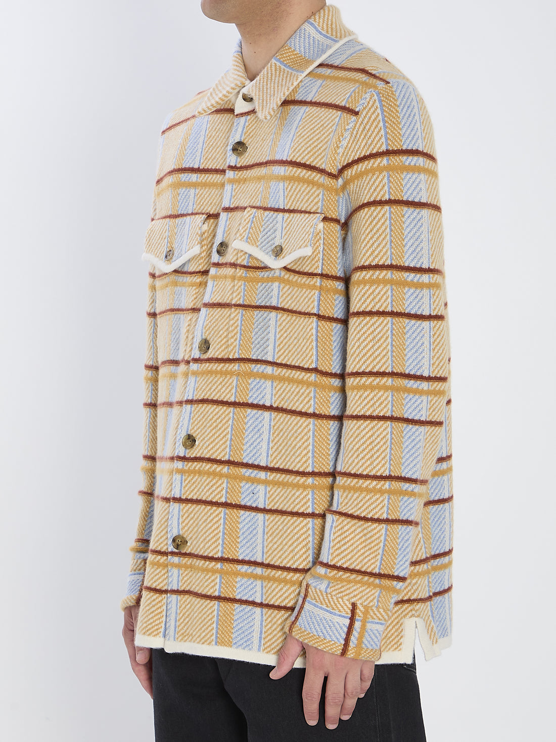 GUEST IN RESIDENCE XS plaid work shirt 