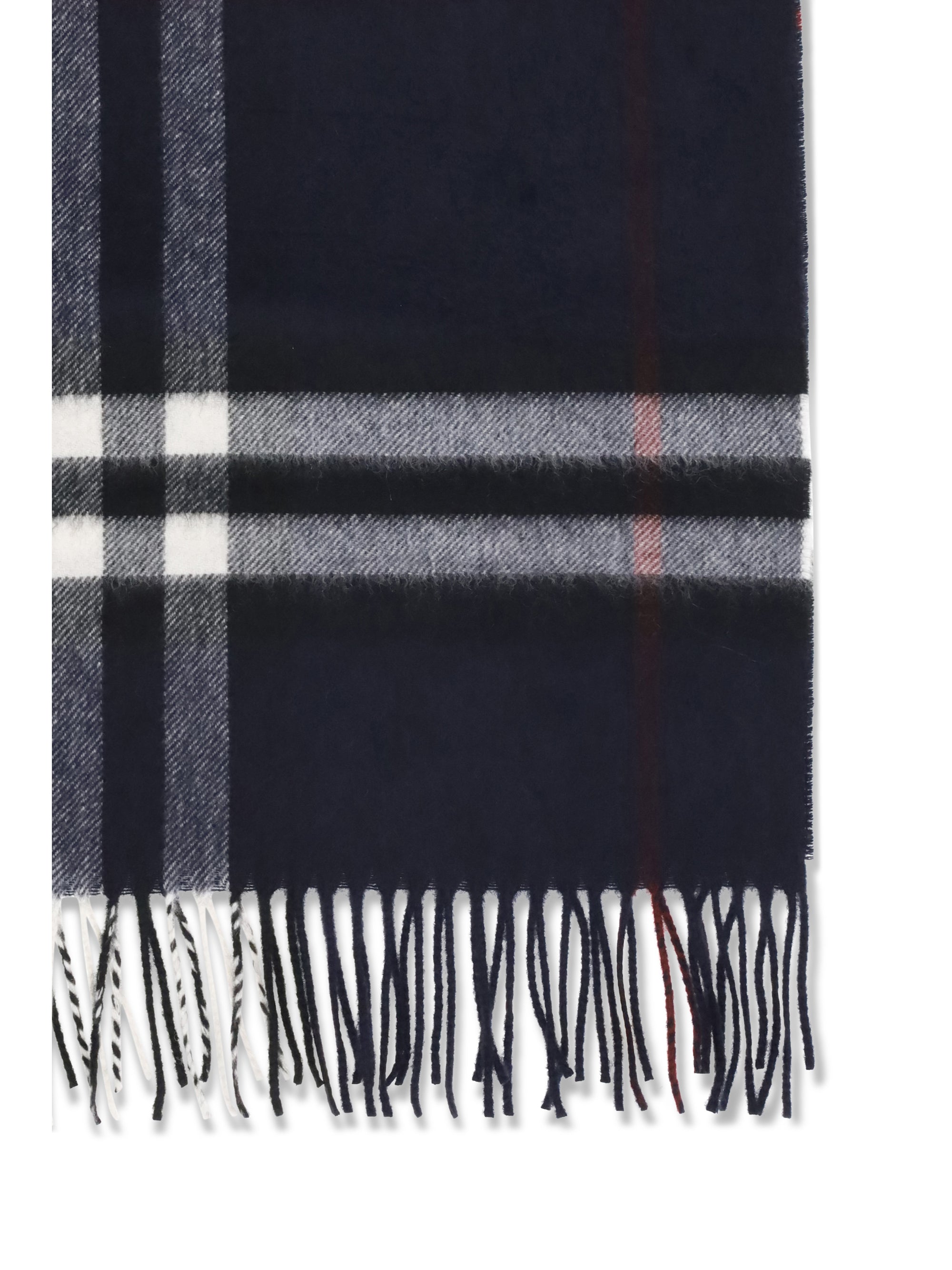 BURBERRY OS cashmere check scarf