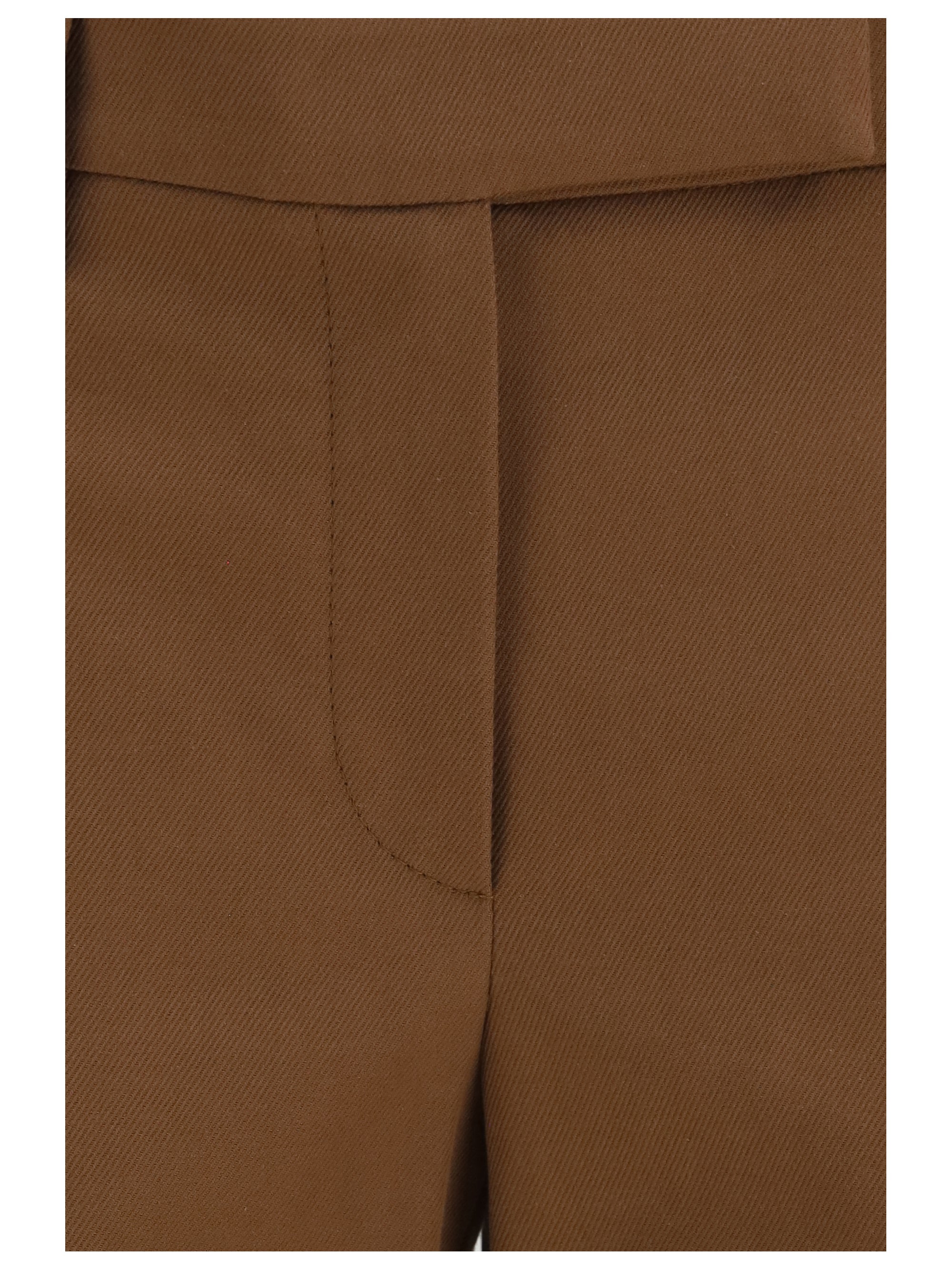 straight-leg cotton pants