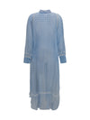 long shirt dress with lace details