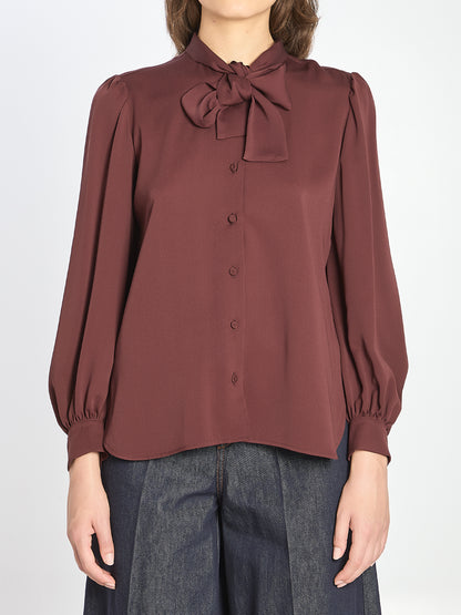 MAX MARA 42 melania silk shirt 