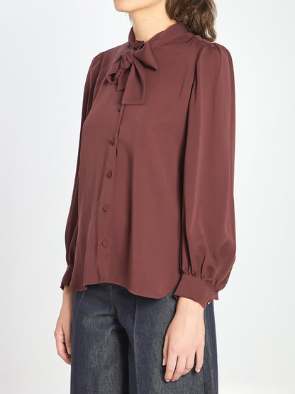 MAX MARA 42 melania silk shirt 