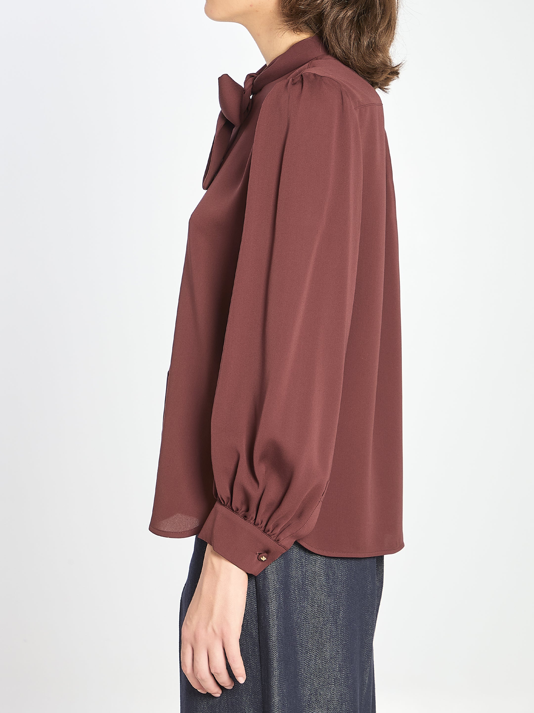 MAX MARA 42 melania silk shirt 