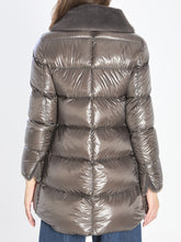 HERNO 40 light puffer with collar fur 