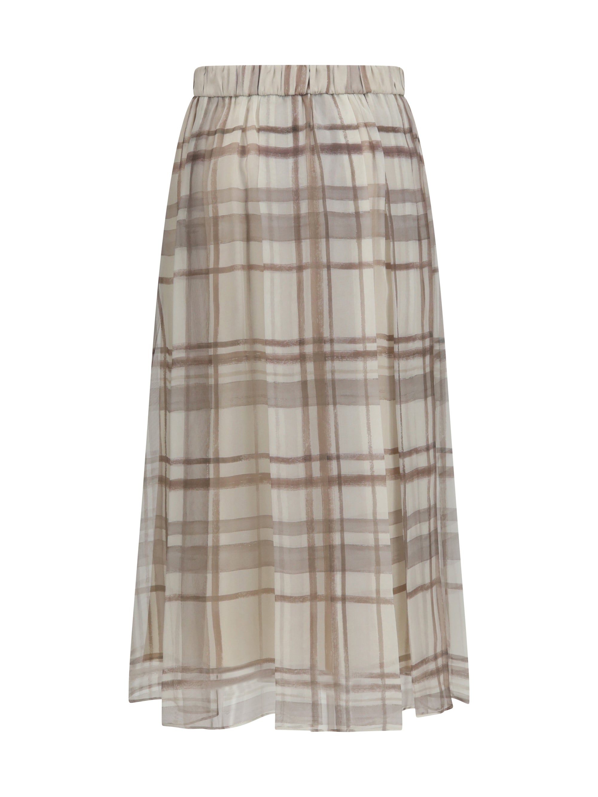 silk midi skirt