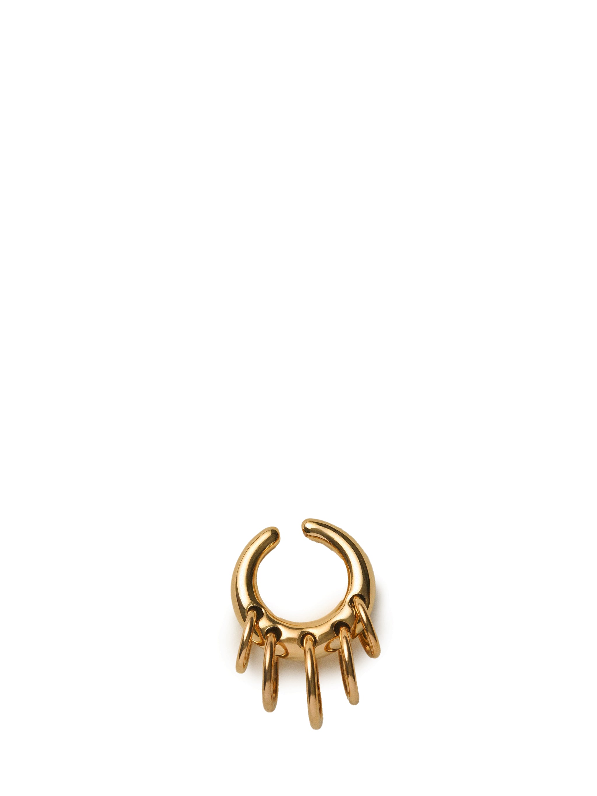 pierced circle cuff