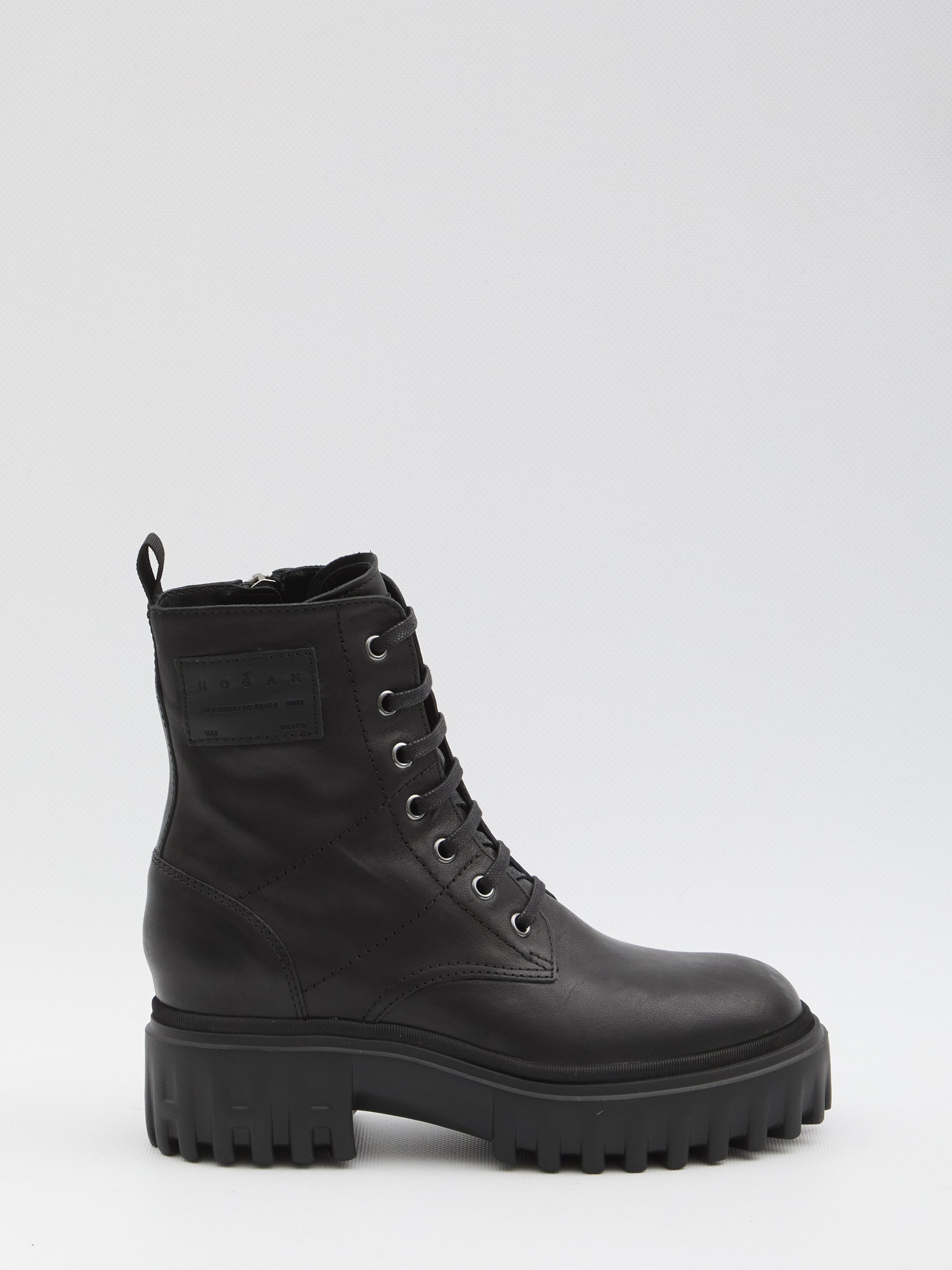 HOGAN 36 h700 leather ankle boots
