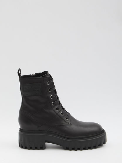 HOGAN 36 h700 leather ankle boots