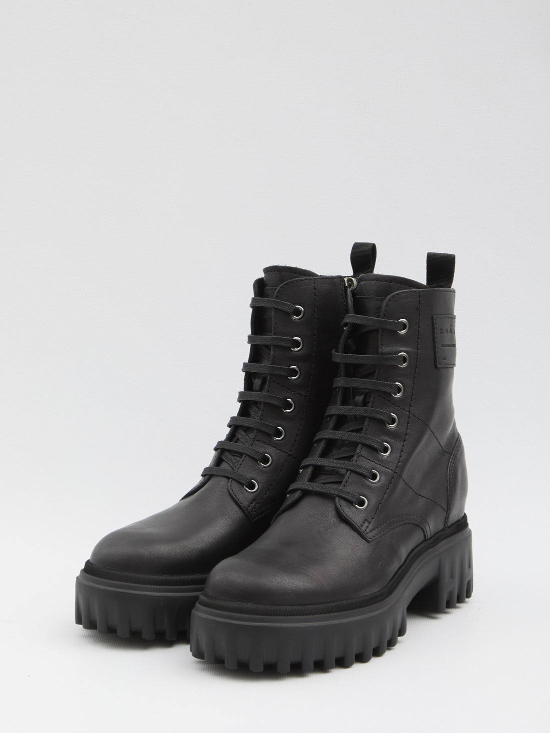 HOGAN 36 h700 leather ankle boots
