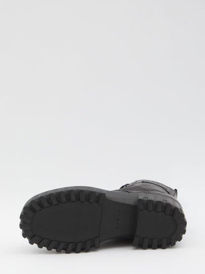 HOGAN 36 h700 leather ankle boots