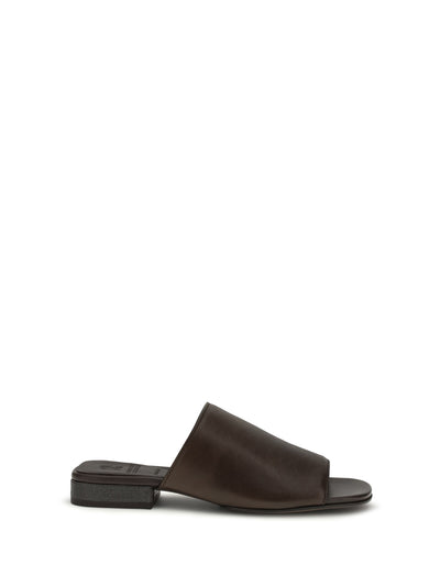riding calfskin sandals with monili