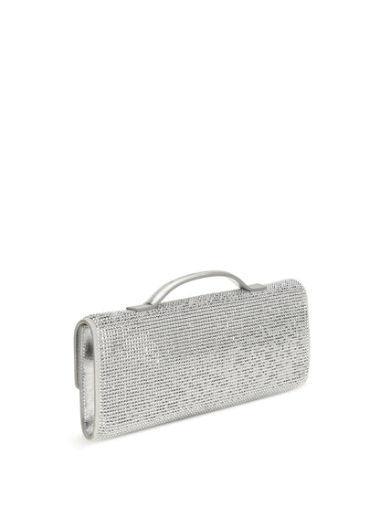 BOTTEGA VENETA OS andiamo clutch with rhinestones