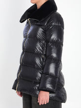HERNO 40 light puffer with collar fur 