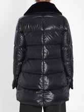 HERNO 40 light puffer with collar fur 