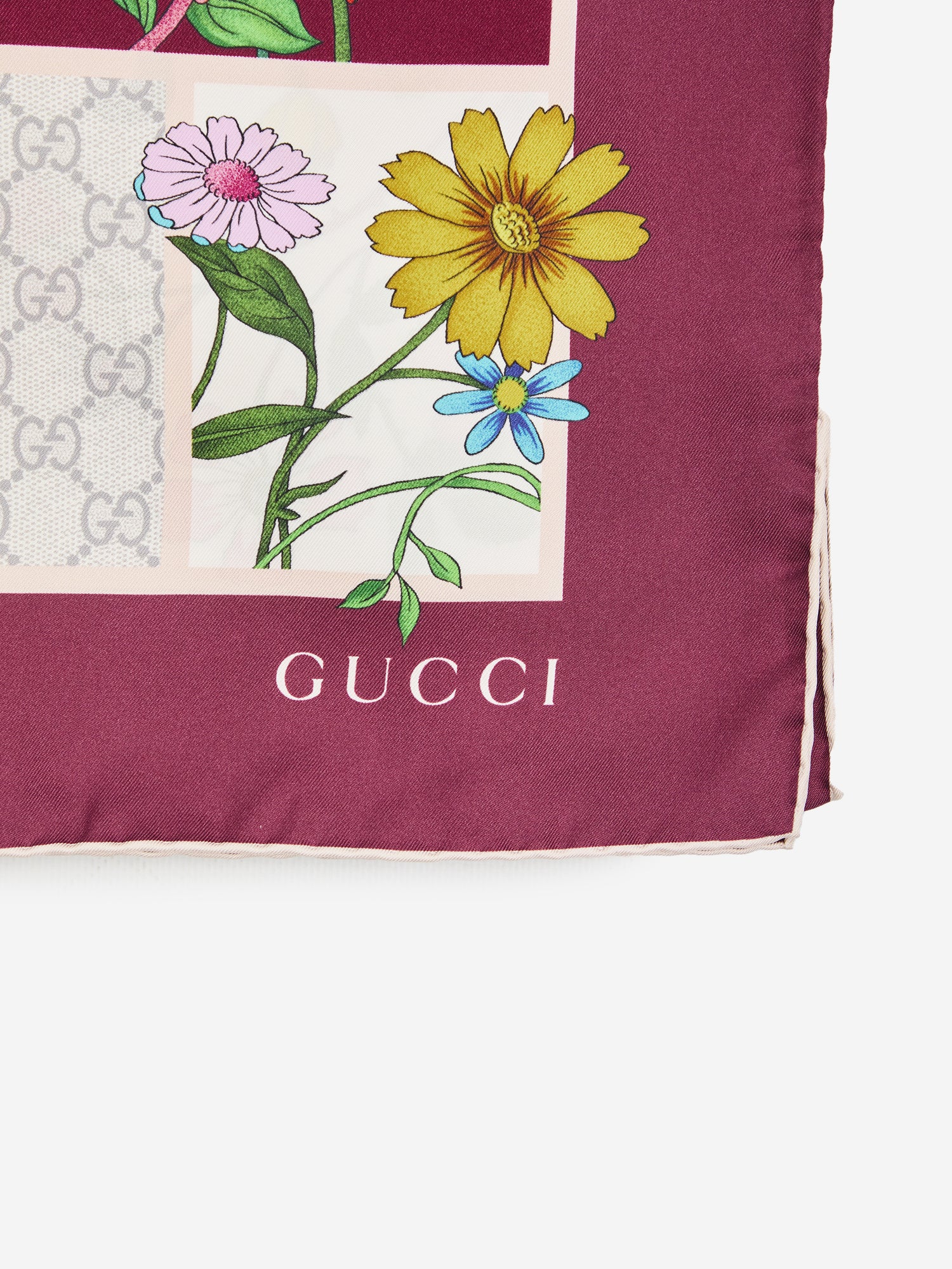 GUCCI OS silk twill scarf