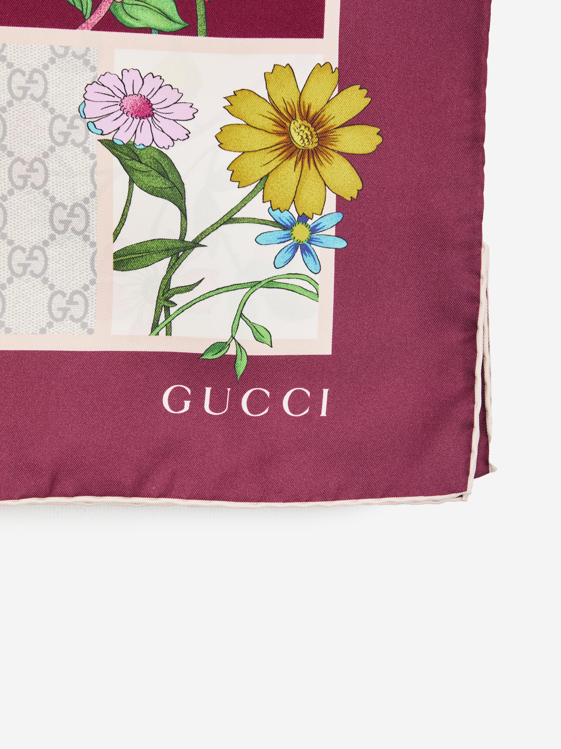 GUCCI OS silk twill scarf