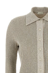 21 ribbed viscose knit cardigan