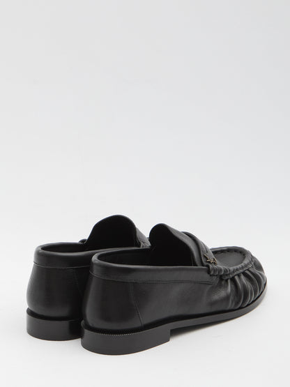 SAINT LAURENT 36 le loafer mocassins