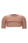 ribbed stretch fabric alka shrug