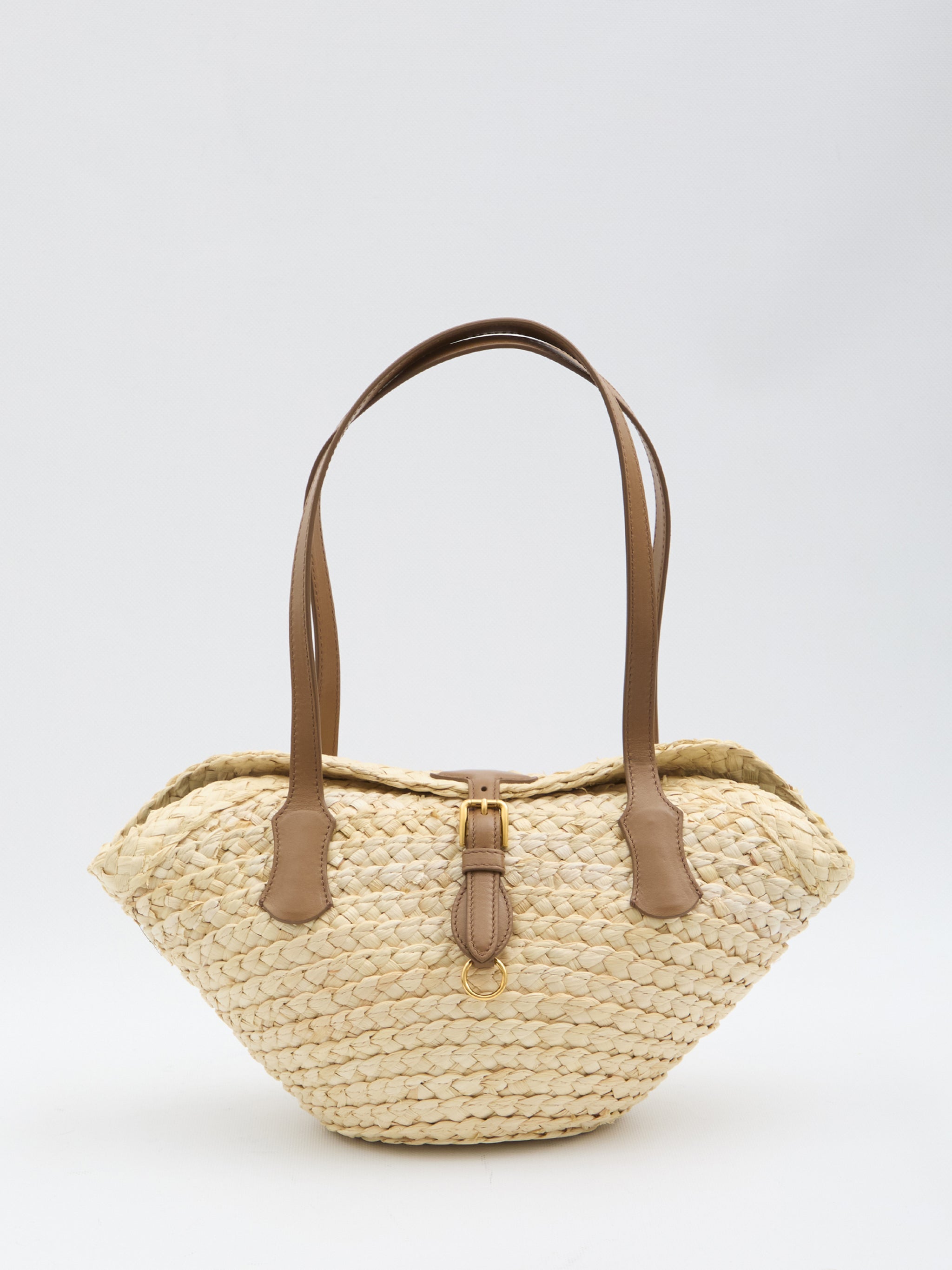 capri coffa bag in straw
