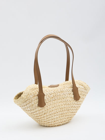 DOLCE&amp;GABBANA OS capri coffa bag in straw