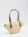 capri coffa bag in straw